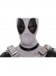Comics X-Force White Deadpool Gray-black Battle Suit Halloween Cosplay Accessories Gray PE Headcover