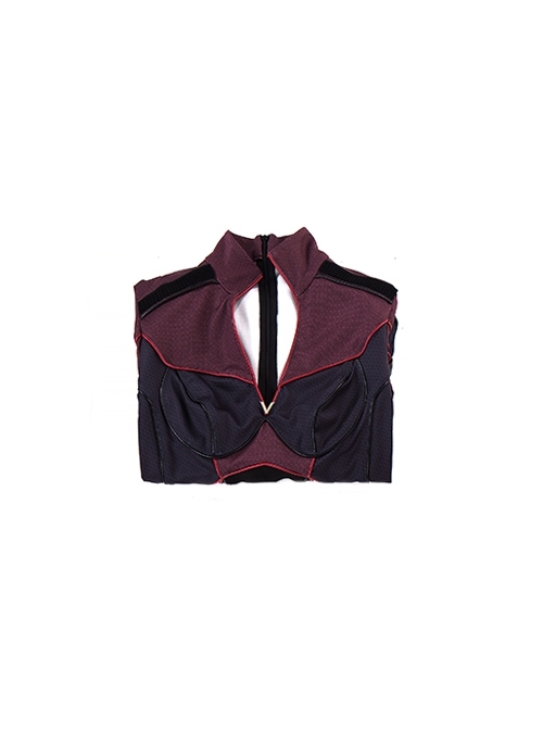 The Boys Season 2 Stormfront Dark Red Battle Suit Halloween Cosplay Costume Bodysuit