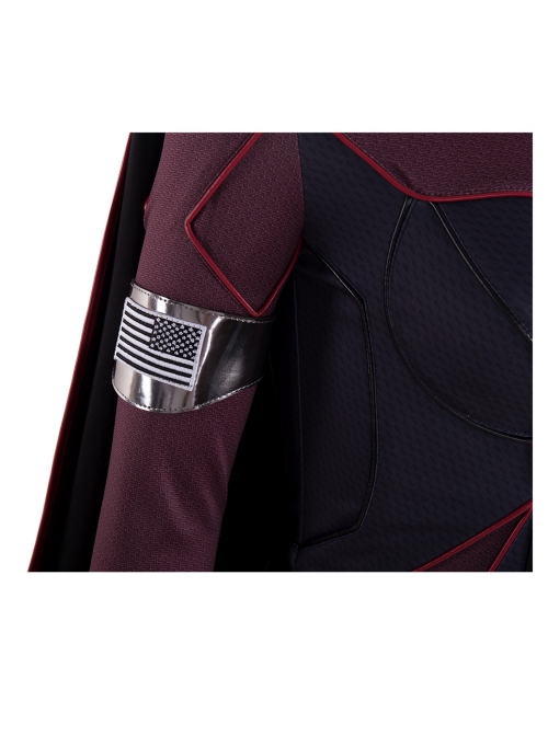 The Boys Season 2 Stormfront Dark Red Battle Suit Halloween Cosplay Accessories Arm Guards