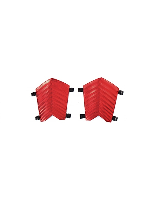 The Boys Season 2 Stormfront Dark Red Battle Suit Halloween Cosplay Accessories Red Wrist Guards