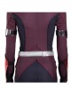 The Boys Season 2 Stormfront Dark Red Battle Suit Halloween Cosplay Accessories Silver Waistband