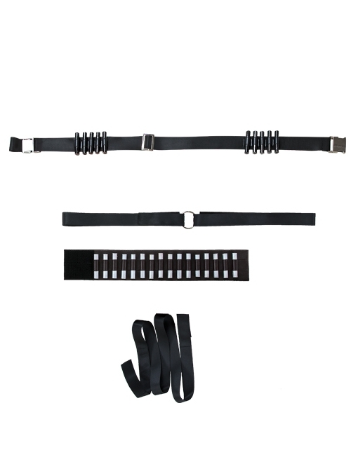 Star Wars Squadrons Fighter Flight Suit Halloween Cosplay Accessories Black Straps Components