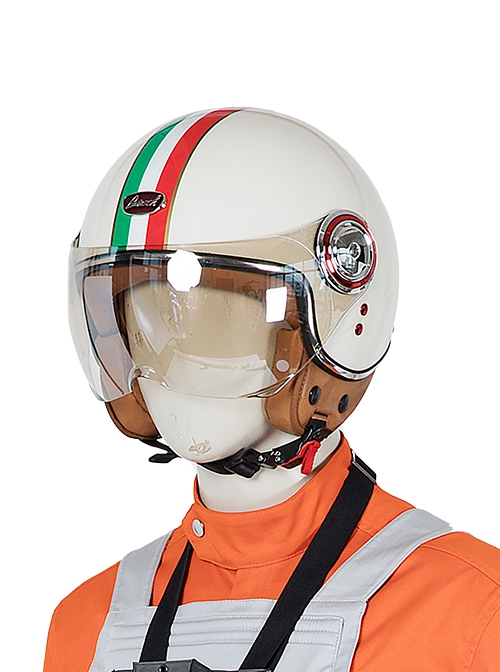 Star Wars Squadrons Fighter Flight Suit Halloween Cosplay Accessories Beige Helmet
