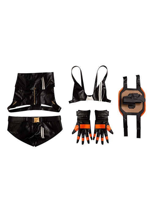 Black Rock Shooter Dawn Fall BRS Halloween Cosplay Costume Full Set