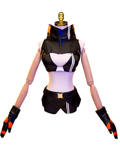 Black Rock Shooter Dawn Fall BRS Halloween Cosplay Costume Full Set