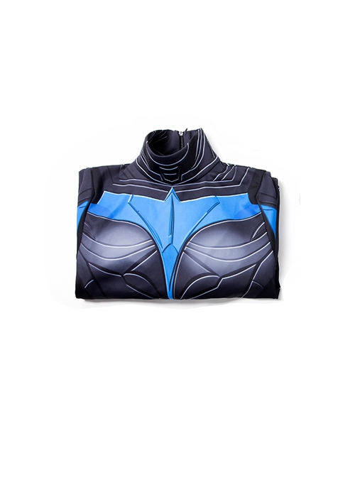 Titans Season 3 Nightwing Dick Grayson Battle Suit Printing Version Halloween Cosplay Costume Bodysuit