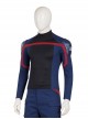 The Falcon And The Winter Soldier U.S.Agent Captain America John F. Walker Halloween Cosplay Costume Blue Long Sleeve Top