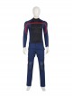 The Falcon And The Winter Soldier U.S.Agent Captain America John F. Walker Halloween Cosplay Costume Blue Long Sleeve Top