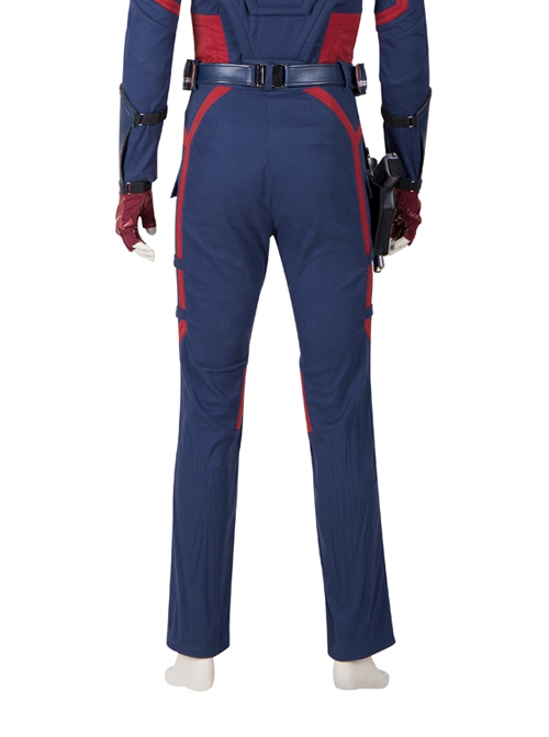 The Falcon And The Winter Soldier U.S.Agent Captain America John F. Walker Halloween Cosplay Costume Blue Trousers