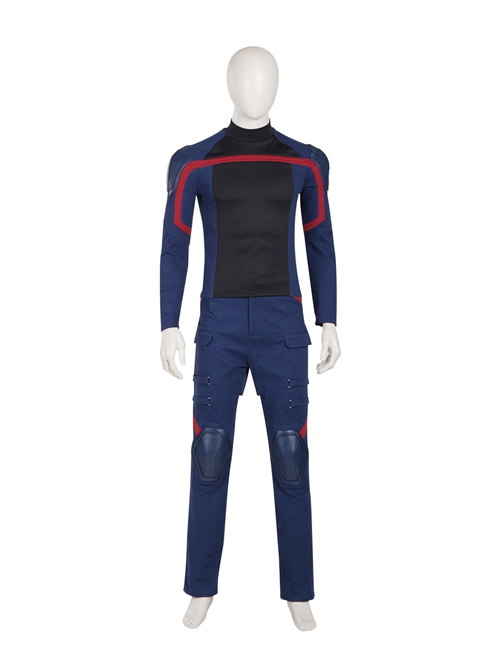 The Falcon And The Winter Soldier U.S.Agent Captain America John F. Walker Halloween Cosplay Costume Blue Trousers