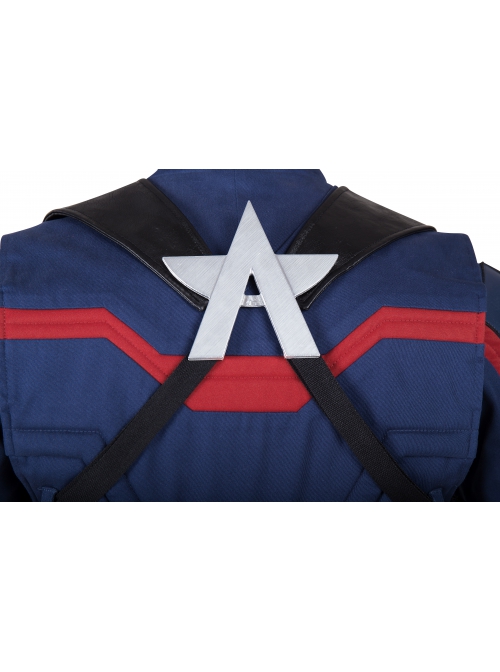The Falcon And The Winter Soldier U.S.Agent Captain America John F. Walker Halloween Cosplay Costume Vest Back Shoulder And Back Straps