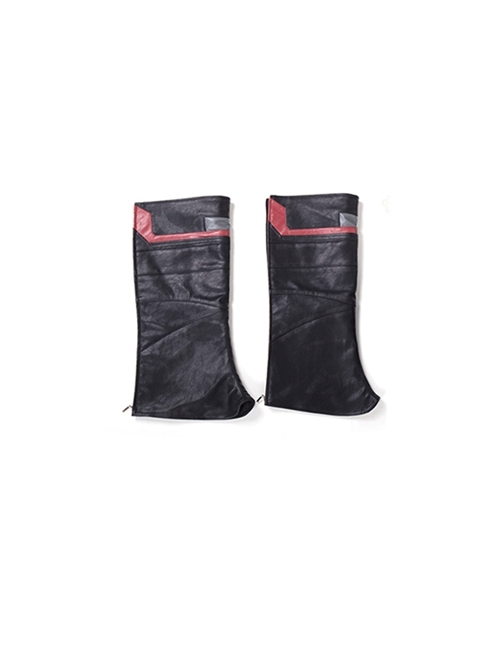 The Falcon And The Winter Soldier U.S.Agent Captain America John F. Walker Halloween Cosplay Accessories Black Shoe Covers
