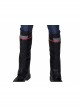 The Falcon And The Winter Soldier U.S.Agent Captain America John F. Walker Halloween Cosplay Accessories Black Shoe Covers