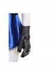 Final Fantasy VII Remake Tifa Lockhart Blue Sexy Backless Dress Halloween Cosplay Accessories Black Gloves