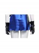 Final Fantasy VII Remake Tifa Lockhart Blue Sexy Backless Dress Halloween Cosplay Accessories Black Gloves