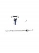 Final Fantasy VII Remake Tifa Lockhart Blue Sexy Backless Dress Halloween Cosplay Accessories Necklace Waistband And Earrings