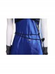 Final Fantasy VII Remake Tifa Lockhart Blue Sexy Backless Dress Halloween Cosplay Accessories Necklace Waistband And Earrings