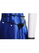 Final Fantasy VII Remake Tifa Lockhart Blue Sexy Backless Dress Halloween Cosplay Accessories Necklace Waistband And Earrings