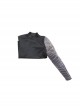 The Falcon And The Winter Soldier Winter Soldier Bucky Barnes Brown Jacket Set Halloween Cosplay Costume Black Bottoming Top
