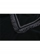 Gothic Embroidery Collar Elegant Black Velvet Cape