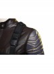 The Falcon And The Winter Soldier Winter Soldier Bucky Barnes Brown Jacket Set Halloween Cosplay Accessories Belt And Back Straps