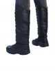 The Falcon And The Winter Soldier Winter Soldier Bucky Barnes Brown Jacket Set Halloween Cosplay Accessories Black Shoes