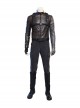 The Falcon And The Winter Soldier Winter Soldier Bucky Barnes Brown Jacket Set Halloween Cosplay Accessories Black Shoes