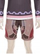 Xenoblade Chronicles Shulk Pink Vest Jacket Set Halloween Cosplay Costume Shorts
