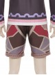 Xenoblade Chronicles Shulk Pink Vest Jacket Set Halloween Cosplay Costume Shorts