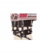 Xenoblade Chronicles Shulk Pink Vest Jacket Set Halloween Cosplay Accessories Knee Guards