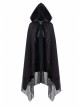 Gothic Red And Black Lace Halloween Witch Hooded Long Cloak