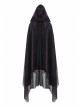 Gothic Red And Black Lace Halloween Witch Hooded Long Cloak