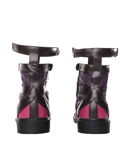 Xenoblade Chronicles Shulk Pink Vest Jacket Set Halloween Cosplay Accessories Shoes