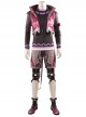 Xenoblade Chronicles Shulk Pink Vest Jacket Set Halloween Cosplay Accessories Shoes