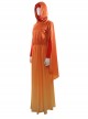 Star Wars Episode I The Phantom Menace Padme Amidala Orange Gradient Dress Halloween Cosplay Costume Orange Gradient Dress