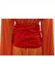 Star Wars Episode I The Phantom Menace Padme Amidala Orange Gradient Dress Halloween Cosplay Accessories Red Girdle