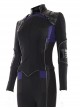 Marvel's Agents Of S.H.I.E.L.D. Quake Daisy Johnson Black Battle Suit Halloween Cosplay Costume Black Top