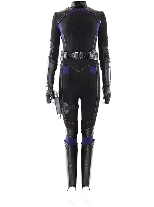 Marvel's Agents Of S.H.I.E.L.D. Quake Daisy Johnson Black Battle Suit Halloween Cosplay Costume Black Top