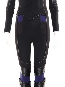 Marvel's Agents Of S.H.I.E.L.D. Quake Daisy Johnson Black Battle Suit Halloween Cosplay Costume Black Trousers