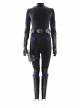 Marvel's Agents Of S.H.I.E.L.D. Quake Daisy Johnson Black Battle Suit Halloween Cosplay Costume Black Trousers