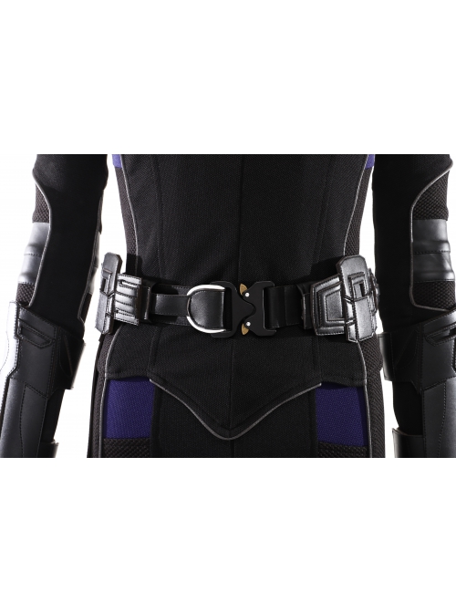 Marvel's Agents Of S.H.I.E.L.D. Quake Daisy Johnson Black Battle Suit Halloween Cosplay Accessories Black Waistband