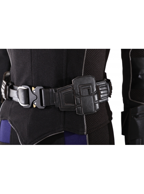 Marvel's Agents Of S.H.I.E.L.D. Quake Daisy Johnson Black Battle Suit Halloween Cosplay Accessories Black Waistband