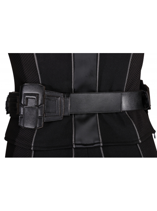 Marvel's Agents Of S.H.I.E.L.D. Quake Daisy Johnson Black Battle Suit Halloween Cosplay Accessories Black Waistband