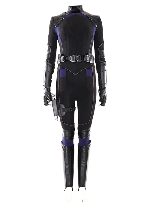 Marvel's Agents Of S.H.I.E.L.D. Quake Daisy Johnson Black Battle Suit Halloween Cosplay Accessories Black Waistband