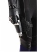 Marvel's Agents Of S.H.I.E.L.D. Quake Daisy Johnson Black Battle Suit Halloween Cosplay Accessories Black Leg Guards And Holster