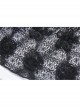 Gothic Black Velvet Long Sleeve Shoulder Cape