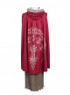Game Elden Ring Malenia Outfit Halloween Cosplay Costume Red Cloak
