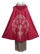 Game Elden Ring Malenia Outfit Halloween Cosplay Costume Red Cloak