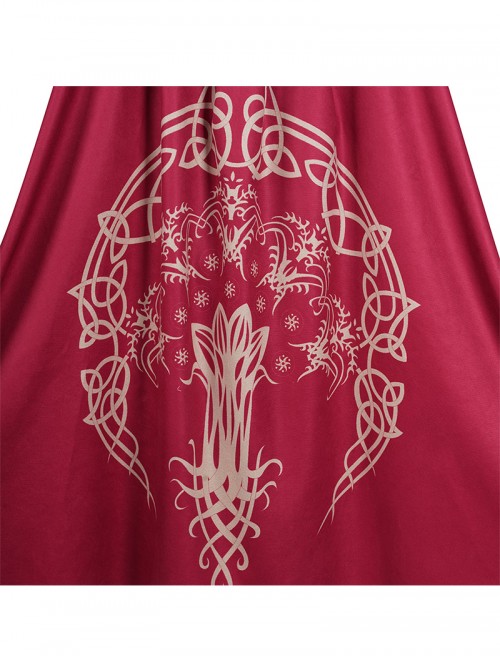 Game Elden Ring Malenia Outfit Halloween Cosplay Costume Red Cloak
