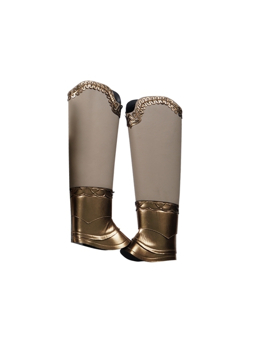 Game Elden Ring Malenia Outfit Halloween Cosplay Accessories Golden Leg Guards